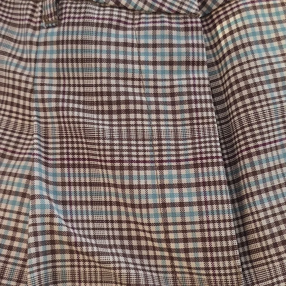 Scotch & Soda Checkered Rose High Rise Wide Leg Pants New - Picture 5 of 6